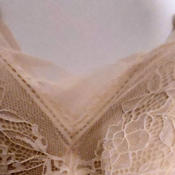 Zenchic Women's  Over Fifty, New with Tags Bra  SZ 40 DD Beige Lace Padded - Picture 3 of 4